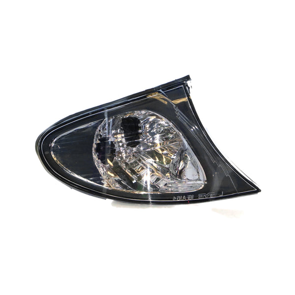 Front Park / Indicator Lamp, Black Trim, Drivers Side Certified Suits BMW 3 Series E46 2001 to 2003