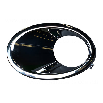 Chrome Front Bar Grille With Fog Light Mount Passenger Side OEM Suits Nissan Dualis J10 1/2010 to 5/2014