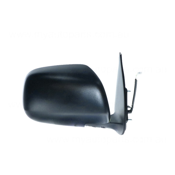 Black Door Mirror Electric Adjust Drivers Side OEM suits Toyota Hilux 15/16/25/26 Series SR & SR5 2010 to 2015