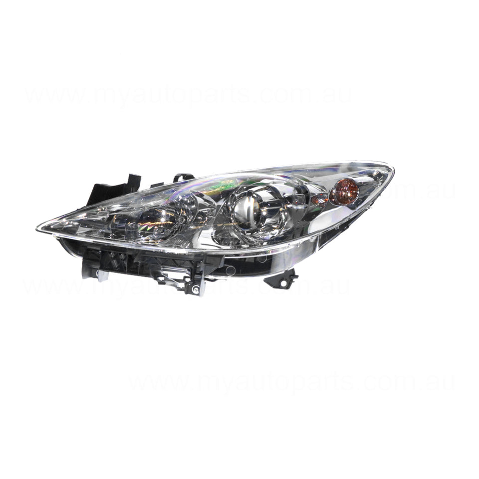 Halogen Manual Adjust Head Lamp Passenger Side OEM Suits Peugeot 307 T6 2005 to 2009
