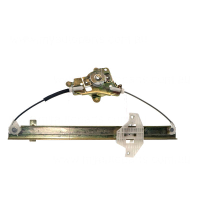 Rear Door Window Regulator Drivers Side Aftermarket Suits Hyundai Accent LC 2000 to 2006