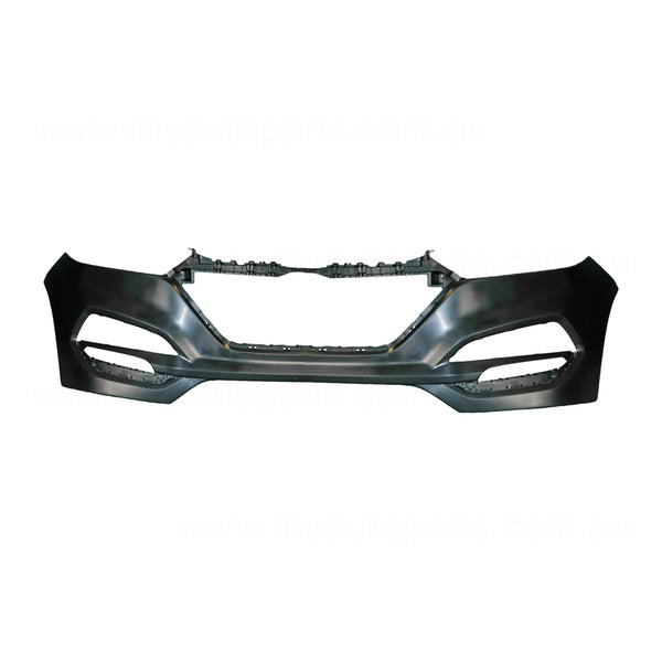 Genuine Front Bar Upper Without Head Lamp Washer With Tow Hook suits Hyundai Tucson TL 2015 to 2018