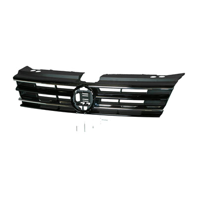 Black Chrome Grille OEM Suits Volkswagen Tiguan 5N 5/2016 On