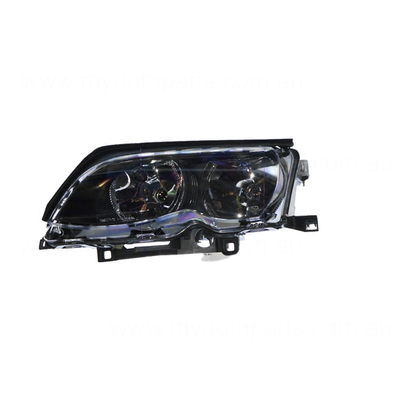 Halogen Head Lamp Passenger Side Certified Suits BMW 3 Series E46 Sedan 2001 to 2003