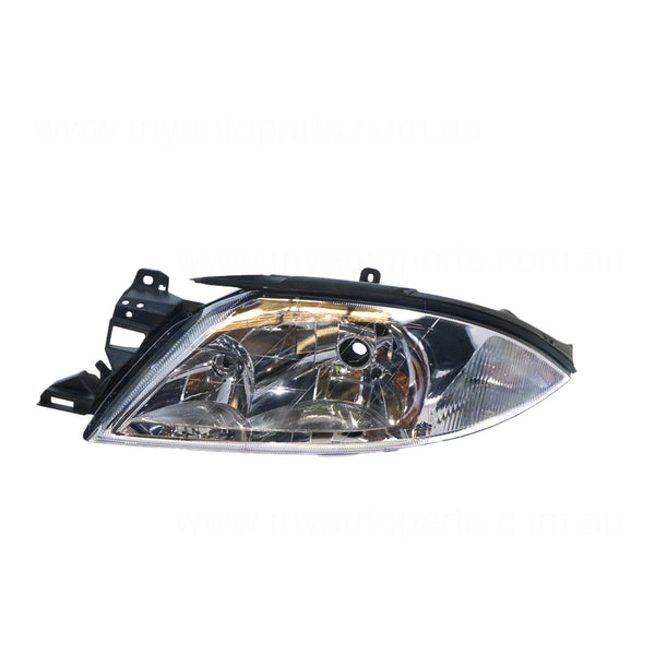 Chrome Halogen Head Lamp Passenger Side Certified Suits Ford Falcon Fairmont/Ghia AU2/AU3 2000 to 2002
