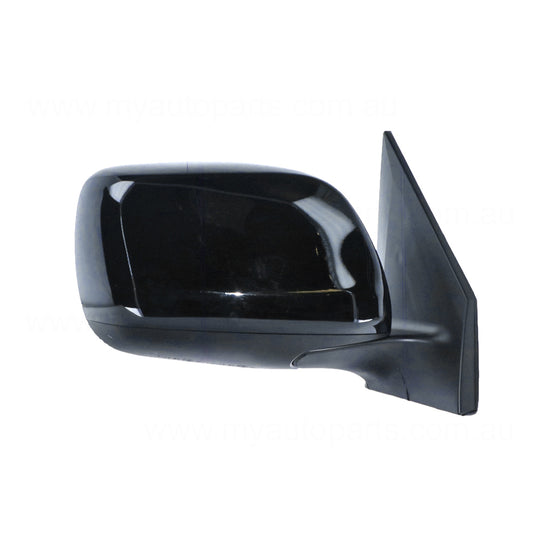 Chrome Door Mirror Drivers Side Aftermarket Suits Toyota Prado 120 Series GXL/VX/Grande 2002 to 2009