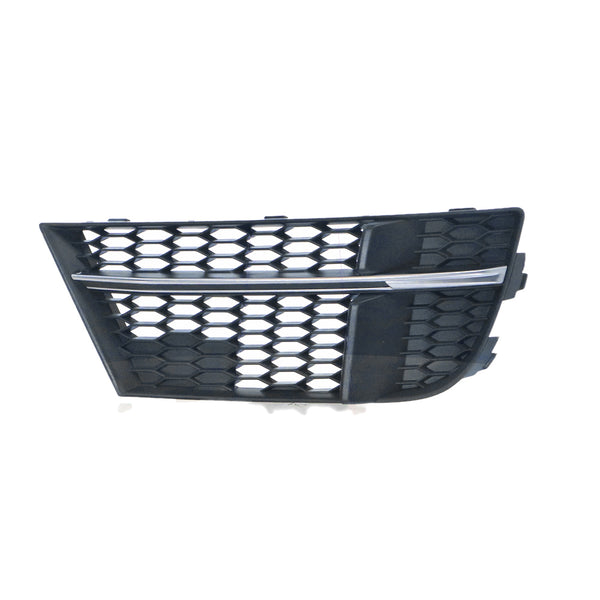 Black/Chrome Front Bar Grille Drivers Side OEM Suits Audi S3 8V 5/2016 On