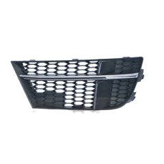 Black/Chrome Front Bar Grille Drivers Side Genuine Suits Audi S3 8V 5/2016 On