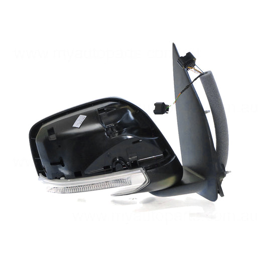 Black Door Mirror Electric Adjust Drivers Side OEM Suits Nissan Navara D40 2010 to 2015