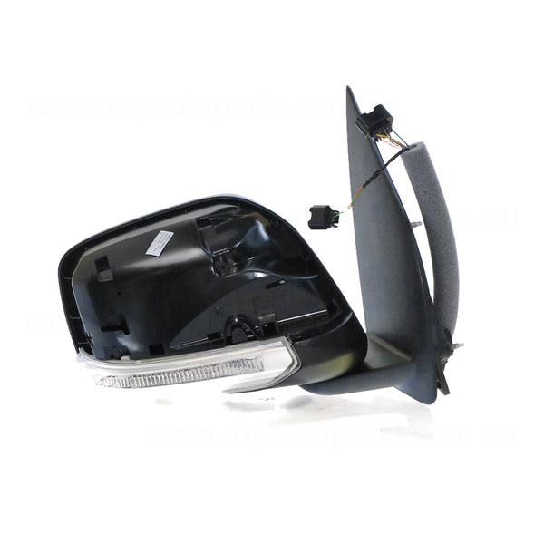 Black Door Mirror Electric Adjust Drivers Side OEM Suits Nissan Navara D40 2010 to 2015