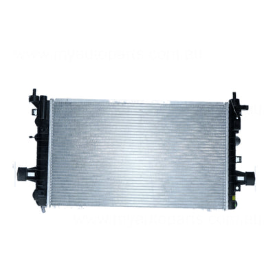 Radiator 34 / 34 mm Plastic Aluminium 600 x 368 x 26 mm Automatic 1.8 L Z18 Aftermarket Suits Holden Astra AH 2004 to 2009