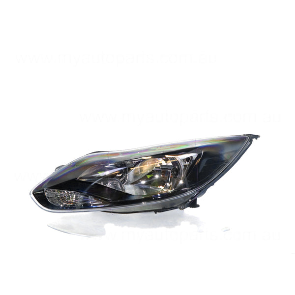 Black Head Lamp Passenger Side Certified Suits Ford Focus LW 2011 to 2012