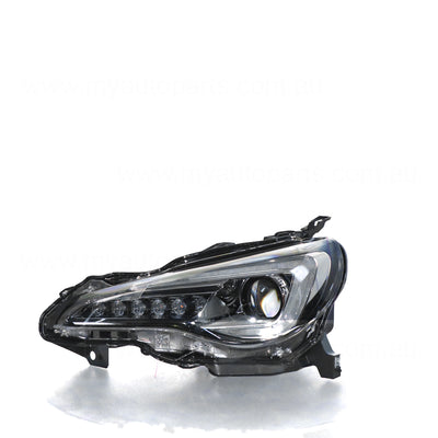 LED Head Lamp Passenger Side OEM Suits Subaru BRZ Z1 2012 to 2021