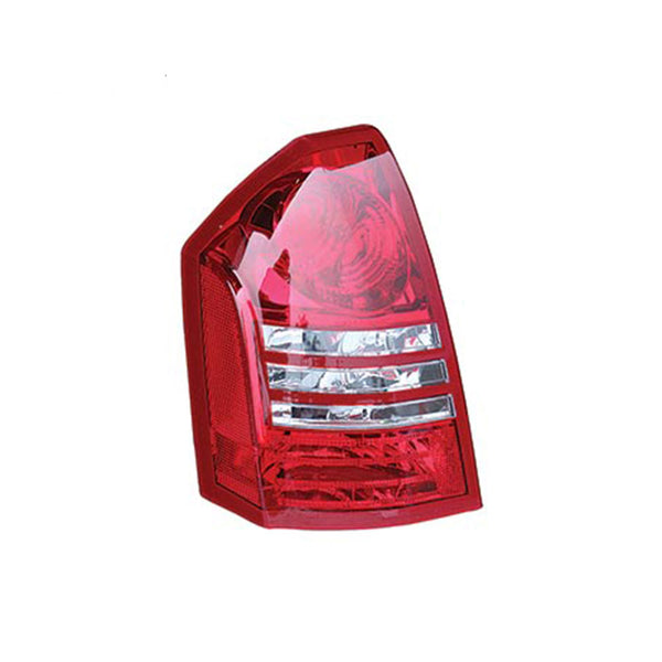Black Red/Clear Tail Lamp Passenger Side Aftermarket Suits Chrysler 300C 300C 2005 to 2008