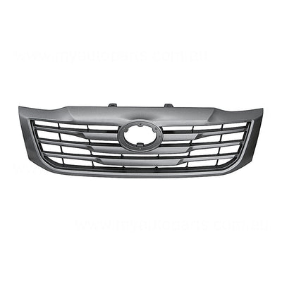 Black Grille Aftermarket suits Toyota Hilux 7/2011 to 4/2015