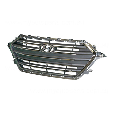 Silver Grille OEM Suits Hyundai Elantra AD ACTIVE2015 to 2018