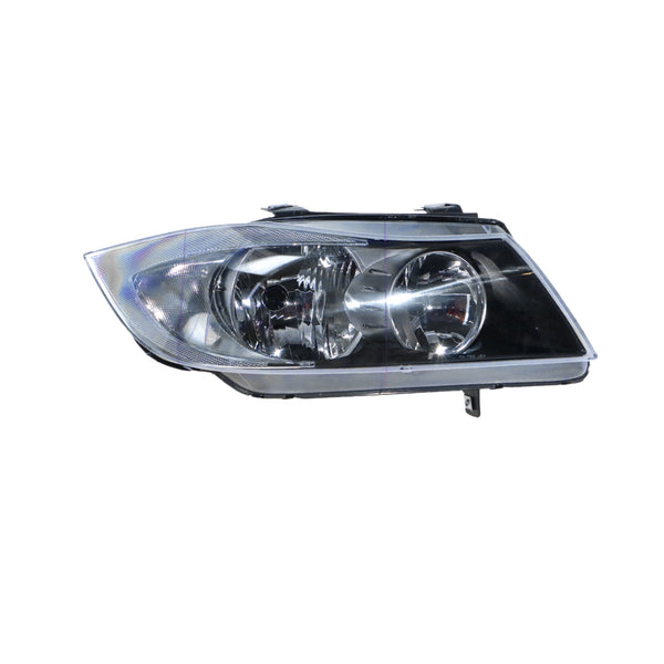 Halogen Manual Adjust Head Lamp Drivers Side Certified Suits BMW 3 Series E90 2005 to 2008