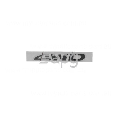 Isuzu Ute MU-X OEM Lift Gate Emblem 11/2013 to 06/2021 - 8982276780