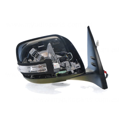 Door Mirror With Camera, Blind Spot & Indicator Drivers Side OEM suits Toyota Prado 150 Series 2017 On