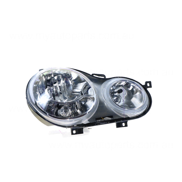 Halogen Electric Adjust Head Lamp Drivers Side Certified Suits Volkswagen Polo 9N 2002 to 2005
