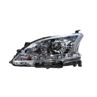 Xenon Head Lamp Passenger Side OEM Suits Nissan Pulsar SSS B17 4/2015 to 2017