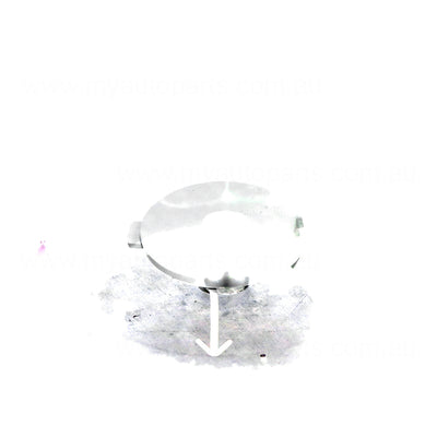 White Rear Bar Tow Hook Cover OEM Suits Mitsubishi Lancer CJ 2007 to 2015