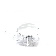 White Rear Bar Tow Hook Cover OEM Suits Mitsubishi Lancer CJ 2007 to 2015