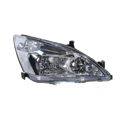 Head Lamp Drivers Side Aftermarket Suits Honda Accord CM 11/2002 to 5/2006