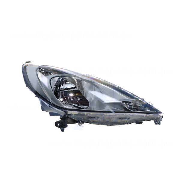 Halogen Manual Adjust Head Lamp Drivers Side Certified Suits Honda Jazz GE 2008 to 2014