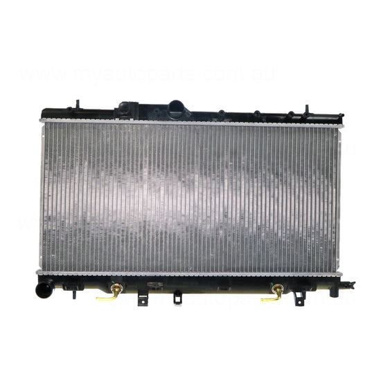Radiator 38 / 38 mm Plastic Aluminium 340 x 688 x 16 mm Manual/Auto 2.0L L EJ20 Aftermarket Suits Subaru Impreza GD/GG 2000 to 2005