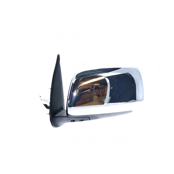 Chrome Door Mirror Electric Adjust Passenger Side Genuine suits Toyota Hilux 15/25/26 Series Dual Cab 4WD SR5 2010 to 2011