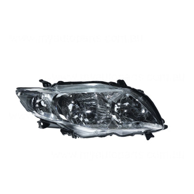Head Lamp Drivers Side Genuine Suits Toyota Corolla ZRE152R 2007 to 2010