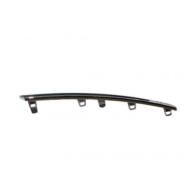 Chrome Upper Grille Mould Driver Side OEM suits Toyota Corolla 4/2010 to 12/2013