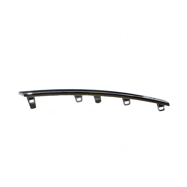 Chrome Upper Grille Mould Driver Side OEM suits Toyota Corolla 4/2010 to 12/2013