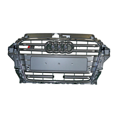 Grey Grille Genuine Suits Audi S3 8V Hatch/Cabriolet 2013 to 2016
