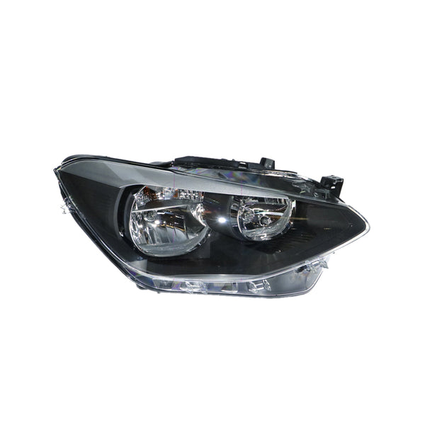 Halogen Manual Adjust Head Lamp Drivers Side OES Suits BMW 1 Series F20 2011 to 2016
