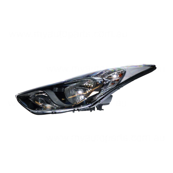 Halogen Head Lamp Passenger Side OEM Suits Hyundai Elantra MD 2011 to 2013