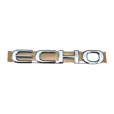 Boot lid Emblem "Echo" OEM Suits Toyota Echo NCP12R 2002 to 2005