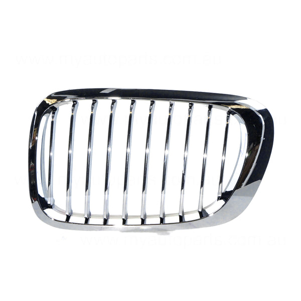 Chrome Grille Passenger Side Aftermarket Suits BMW 3 Series E46 Coupe & Cabrio 1999 to 2003