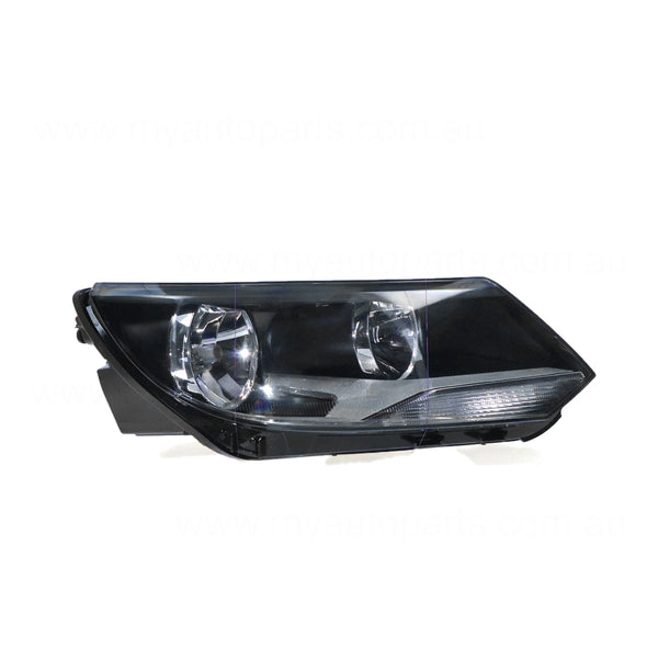 Halogen Electric Adjust Head Lamp Drivers Side Certified Suits Volkswagen Tiguan 5N 2011 to 2016
