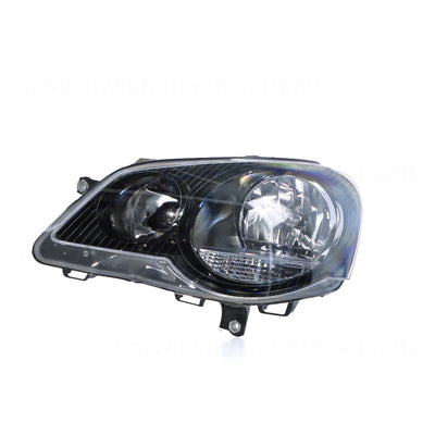Halogen Head Lamp Passenger Side Certified Suits Volkswagen Polo GTi 9N 3 Door 2005 to 2010