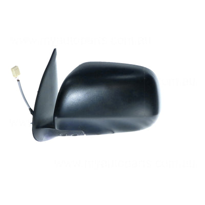 Black Door Mirror Electric Adjust Passenger Side Genuine suits Toyota Hilux 15/16/25/26 Series SR & SR5 2007 to 2010