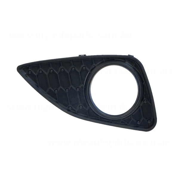 Front Bar Grille With Fog Light Mount Passenger Side Aftermarket Suits Toyota Yaris ZR NCP131 8/2011 to 7/2014