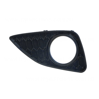 Front Bar Grille With Fog Light Mount Passenger Side Aftermarket Suits Toyota Yaris ZR NCP131 8/2011 to 7/2014