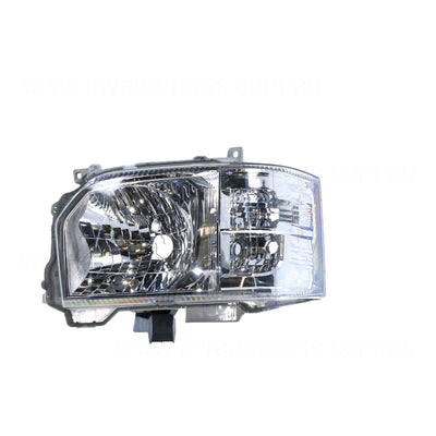 Halogen Head Lamp Passenger Side Genuine Suits Toyota Hiace SLWB 2013 to 2019
