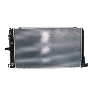 Radiator 38 / 38 mm Plastic Aluminium 700 x 418 x 32 mm Manual/Auto 4.0,5.0L L INTECH,WINDSOR Aftermarket Suits Ford Falcon DF/DL/EF/EL/XH 1994 to 1999