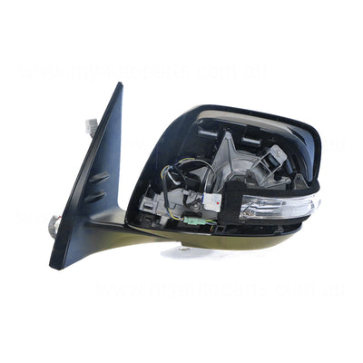 Door Mirror With Camera, Blind Spot & Indicator Passenger Side OEM suits Toyota Prado 150 Series 2017 On