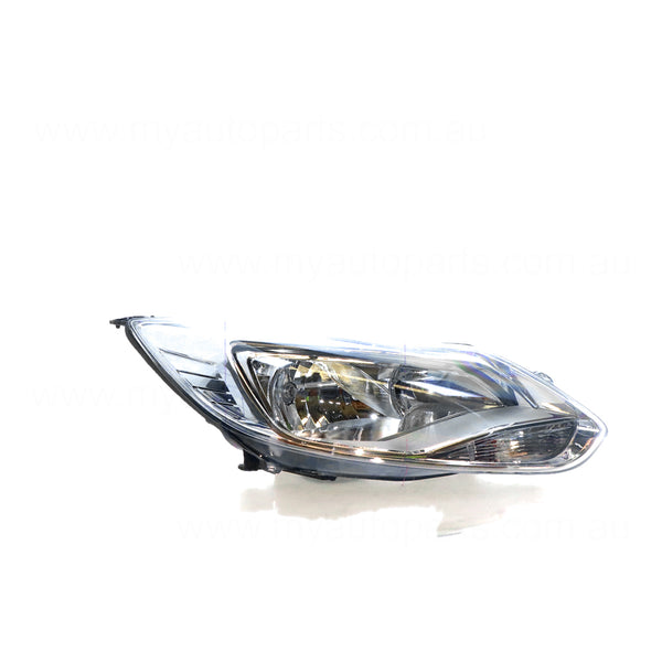 Chrome Head Lamp Drivers Side OEM Suits Ford Focus LW 2011 to 2012