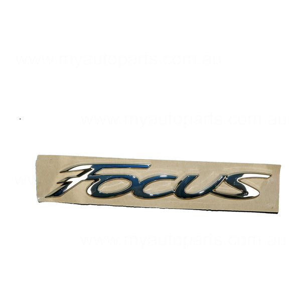 Boot lid Emblem "Focus" OEM suits Ford Focus LW/LZ 4/2011 to 8/2015