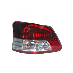 Red/Clear Tail Lamp Passenger Side Certified Suits Toyota Yaris NCP93R 2006 to 2016